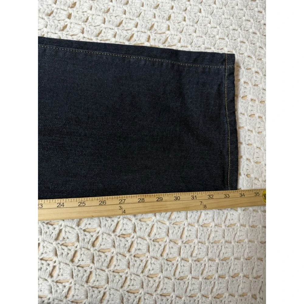 Wrangler Q-Baby Jeans Women 17/18 X34 Plus Blue Denim Bootcut No Gap Waistband